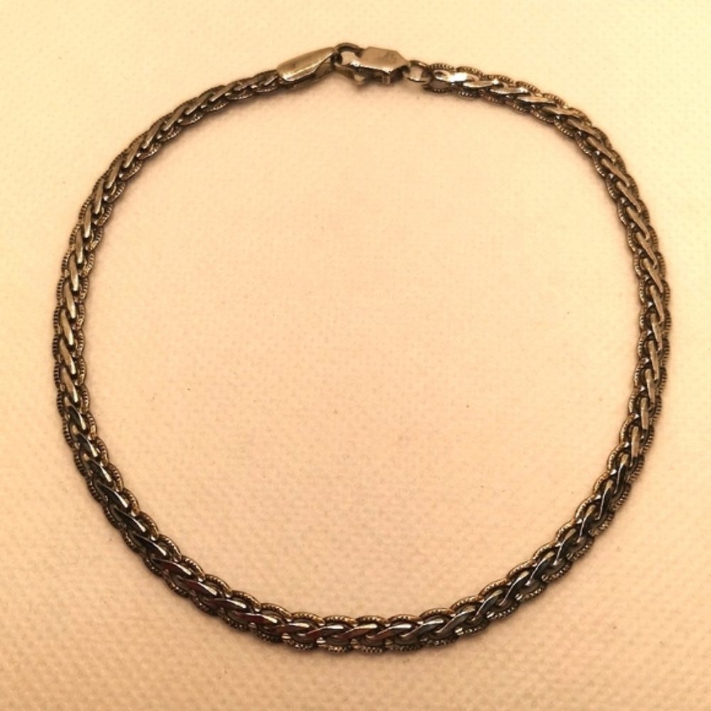 Vintage Sterling Silver Anklet